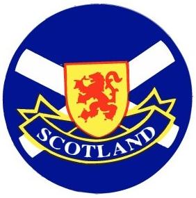 Scotland round Sticker