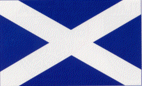 Saltire or St. Andrews Cross Flag