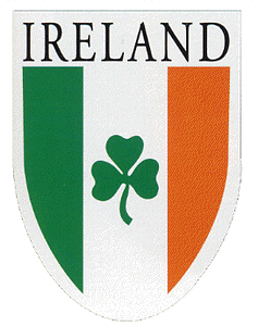 Ireland Shield Sticker