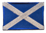 Scottish Saltire Flag Patch